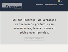 Tablet Screenshot of freezone.nl